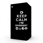 Autocollant Xbox Series X / S - Skin adhésif Xbox Keep Calm Divergent Faction