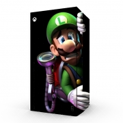 Autocollant Xbox Series X / S - Skin adhésif Xbox Luigi Mansion Fan Art