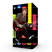 Autocollant Xbox Series X / S - Skin adhésif Xbox Marty McFly plays Guitar Hero
