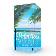 Autocollant Xbox Series X / S - Skin adhésif Xbox Palm Trees
