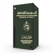Autocollant Xbox Series X / S - Skin adhésif Xbox Passeport tunisien