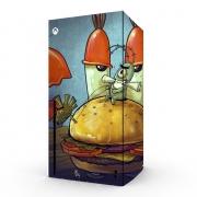 Autocollant Xbox Series X / S - Skin adhésif Xbox Plankton burger