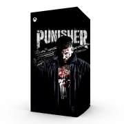 Autocollant Xbox Series X / S - Skin adhésif Xbox Punisher Blood Frank Castle