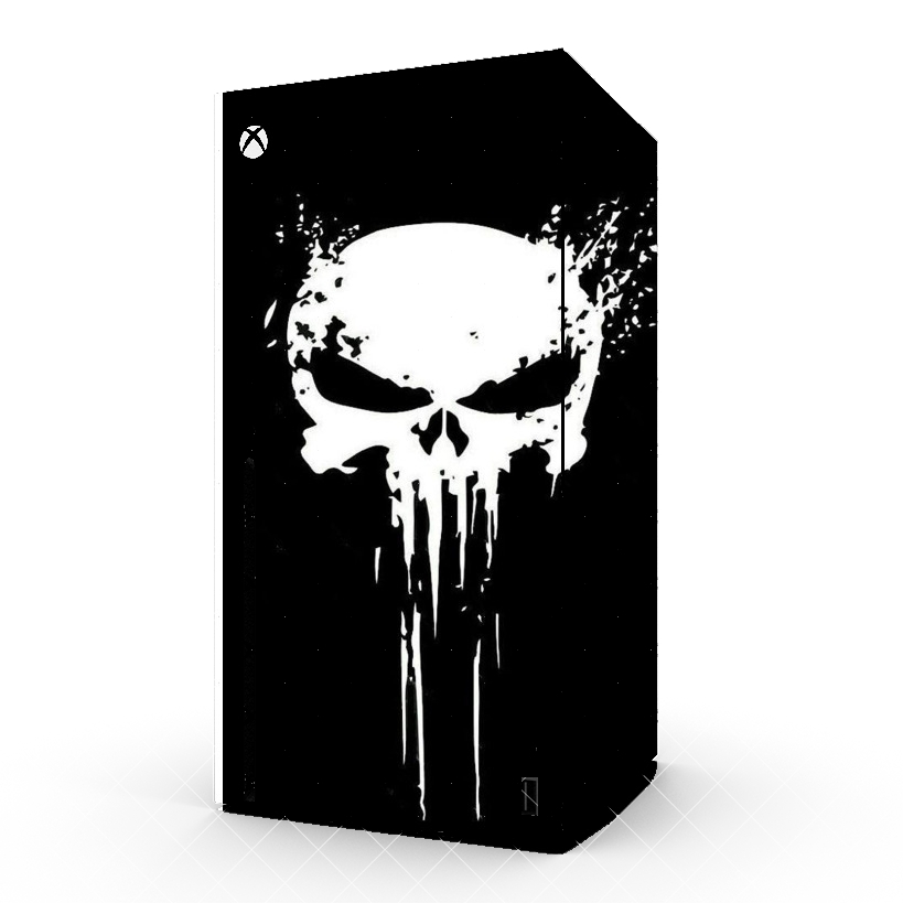 Autocollant Xbox Series X / S - Skin adhésif Xbox Punisher Skull