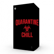 Autocollant Xbox Series X / S - Skin adhésif Xbox Quarantine And Chill