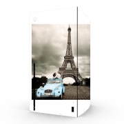 Autocollant Xbox Series X / S - Skin adhésif Xbox Romance à Paris sous la Tour Eiffel