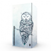 Autocollant Xbox Series X / S - Skin adhésif Xbox Snow Owl