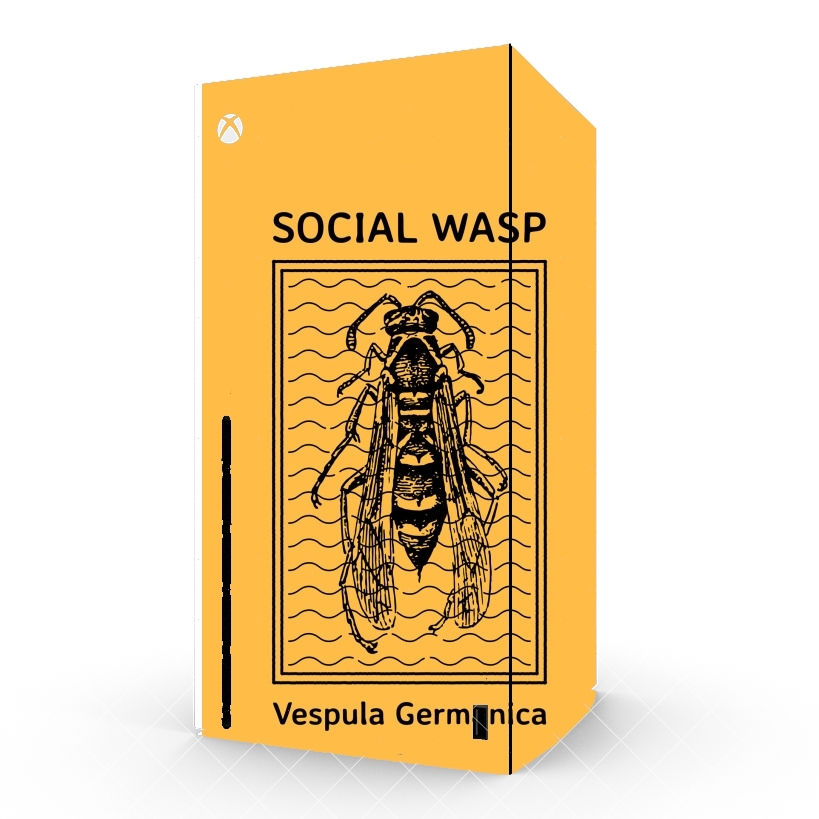 Autocollant Xbox Series X / S - Skin adhésif Xbox Social Wasp Vespula Germanica