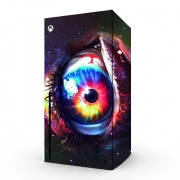 Autocollant Xbox Series X / S - Skin adhésif Xbox The Eye Galaxy