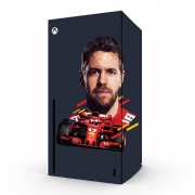 Autocollant Xbox Series X / S - Skin adhésif Xbox Vettel Formula One Driver