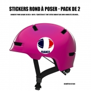Autocollant pour casque de vélo / Moto france Rugby