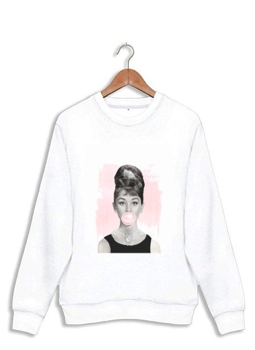 Sweatshirt Audrey Hepburn bubblegum