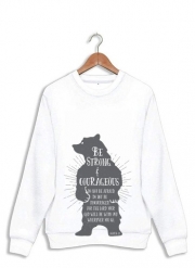 Sweatshirt Be Strong and courageous Joshua 1v9 Ours