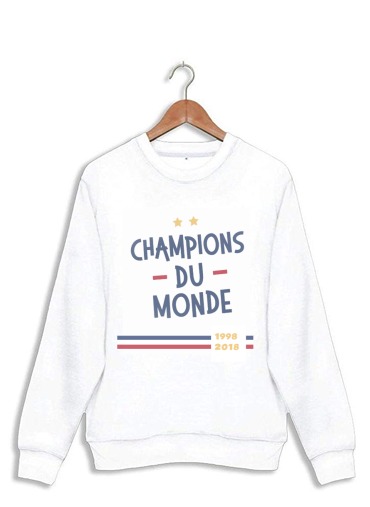 Sweatshirt Champion du monde 2018 Supporter France