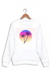 Sweatshirt Classic retro 80s style tropical sunset