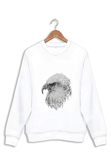 Sweatshirt cracked Bald eagle 
