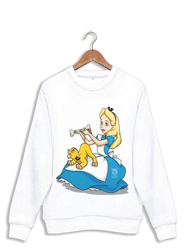 Sweatshirt Disney Hangover Alice and Simba
