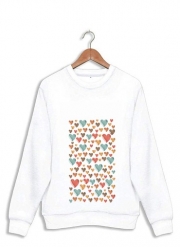 Sweatshirt Mosaic de coeurs