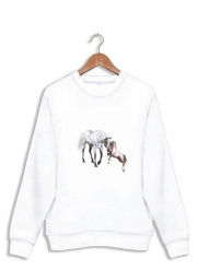 Sweatshirt Amour cheval pour toujous