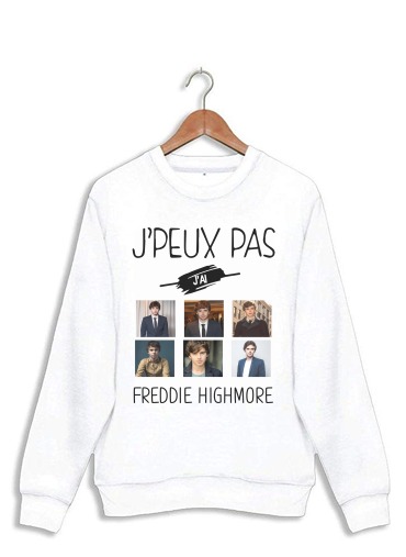 Sweatshirt Je peux pas j'ai Freddie Highmore Collage photos