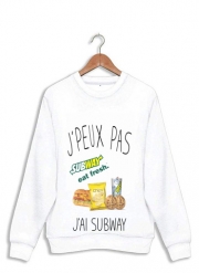 Sweatshirt Je peux pas j'ai subway