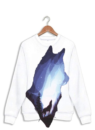 Sweatshirt Mystic wolf