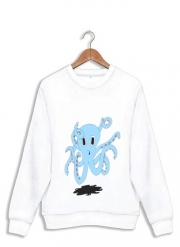 Sweatshirt octopus Blue cartoon