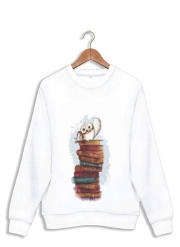 Sweatshirt Owl and Books