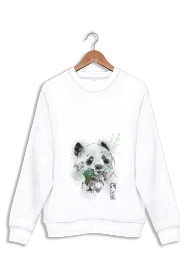 Sweatshirt Panda Watercolor
