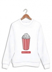 Sweatshirt Popcorn movie and chill