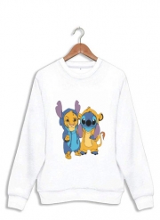 Sweatshirt Simba X Stitch best friends