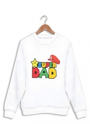 Sweatshirt Super Dad Mario humour
