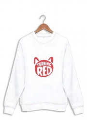 Sweatshirt Alerte rouge panda roux