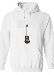 Sweat à capuche AcDc Guitare Gibson Angus