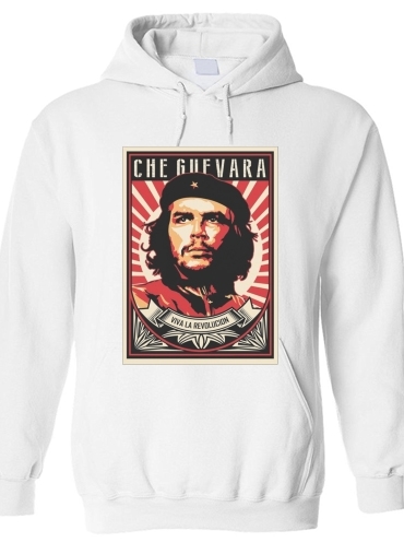 Sweat à capuche Che Guevara Viva Revolution