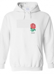 Sweat à capuche Rose Flower Rugby England