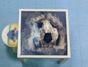 Table basse Abstract Blue Grunge Soccer