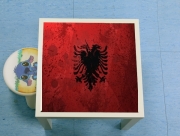 Table basse Albanie Painting Flag