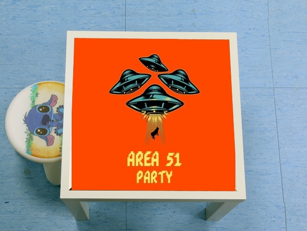 Table basse Area 51 Alien Party