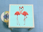 Table basse flamingo love