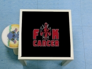 Table basse Fuck Cancer With Deadpool
