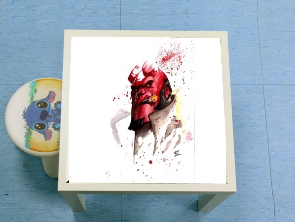 Table basse Hellboy Watercolor Art