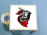 Table basse Knight with red cap