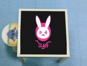 Table basse Overwatch D.Va Bunny Tribute Lapin Rose