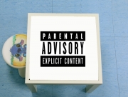 Table basse Parental Advisory Explicit Content