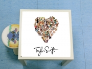 Table basse Taylor Swift Love Fan Collage signature