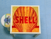 Table basse Vintage Gas Station Shell