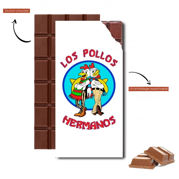 Tablette de chocolat personnalisé  Los Pollos Hermanos
