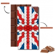 Tablette de chocolat personnalisé 3D Poly Union Jack London flag
