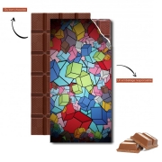 Tablette de chocolat personnalisé Abstract Cool Cubes